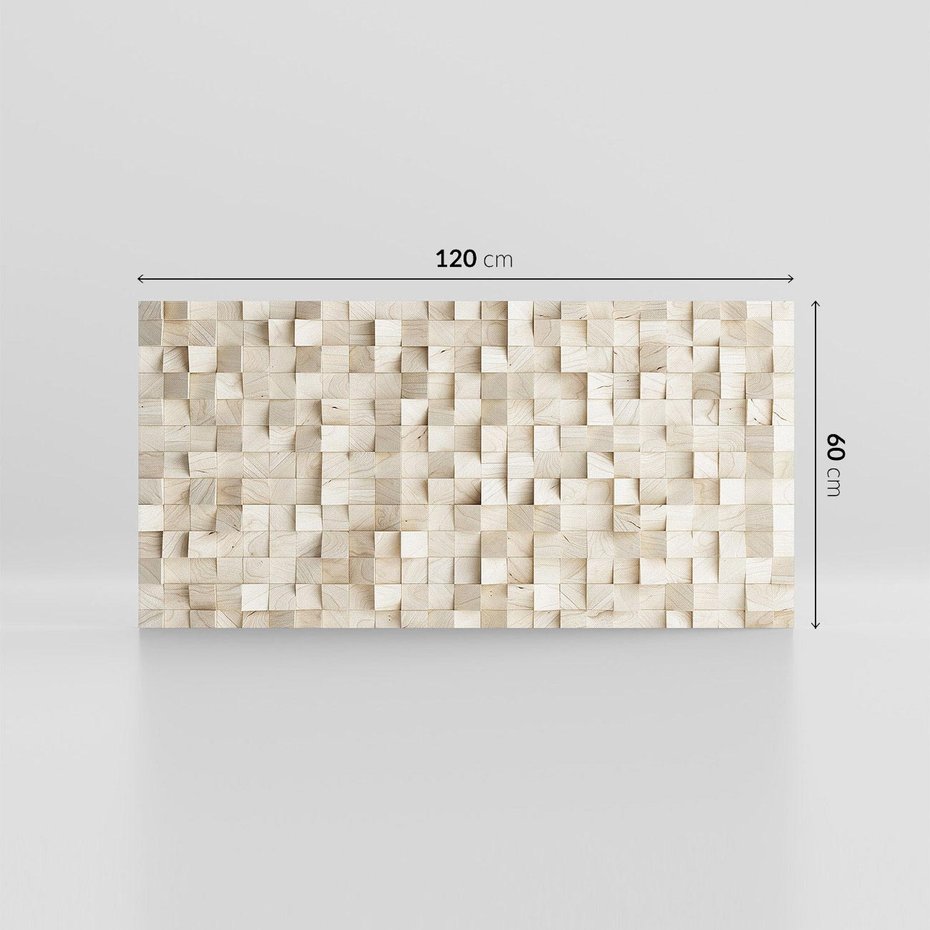 Obraz na płótnie 120x60 - Geometryczne 3D: Abstrakcyjna Harmonia - geometryczne, 3D