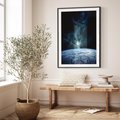 Plakat bez ramy 21x30 - Wędrówka przez galaktyki - ziemia, kosmos
