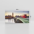 Obraz na płótnie 100x50 - London Calling: Autobus i Big Ben - Londyn, autobus