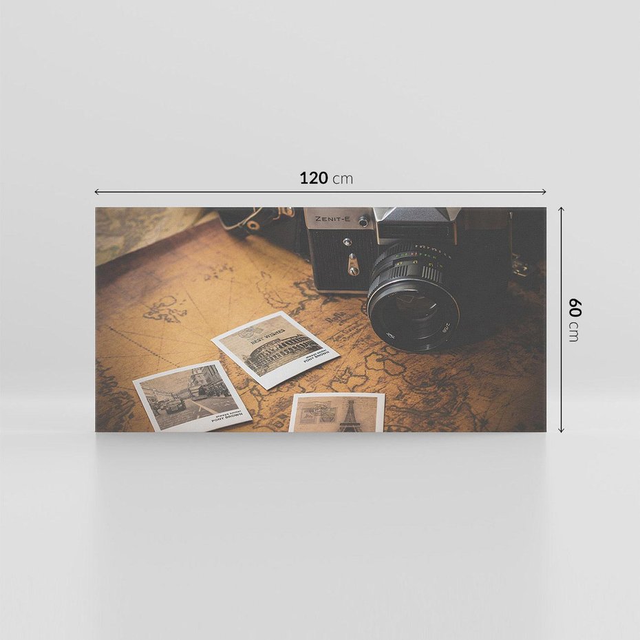 Obraz na płótnie 120x60 - Retro Aparat Zdjęciowy - retro, aparat