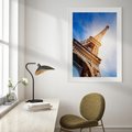 Plakat bez ramy 21x30 - Eiffla - ikona Paryża - Eiffla, Paryż