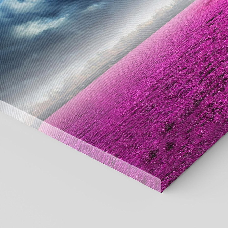 Obraz na płótnie 100x50 - Fioletowa abstrakcja w ruchu - abstrakcja, fiolet