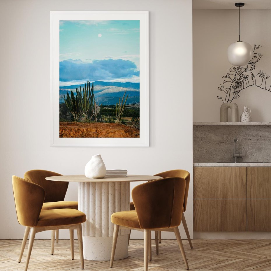 Plakat bez ramy 40x50 - Malowniczy Pejzaż - pustynia, pejzaż