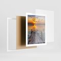 Plakat w ramie 40x50 - Magia zachodu słońca - zachód, słońca - rama biała