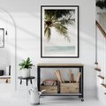 Plakat bez ramy 30x40 - Wakacyjne Marzenie - palma nad morzem,