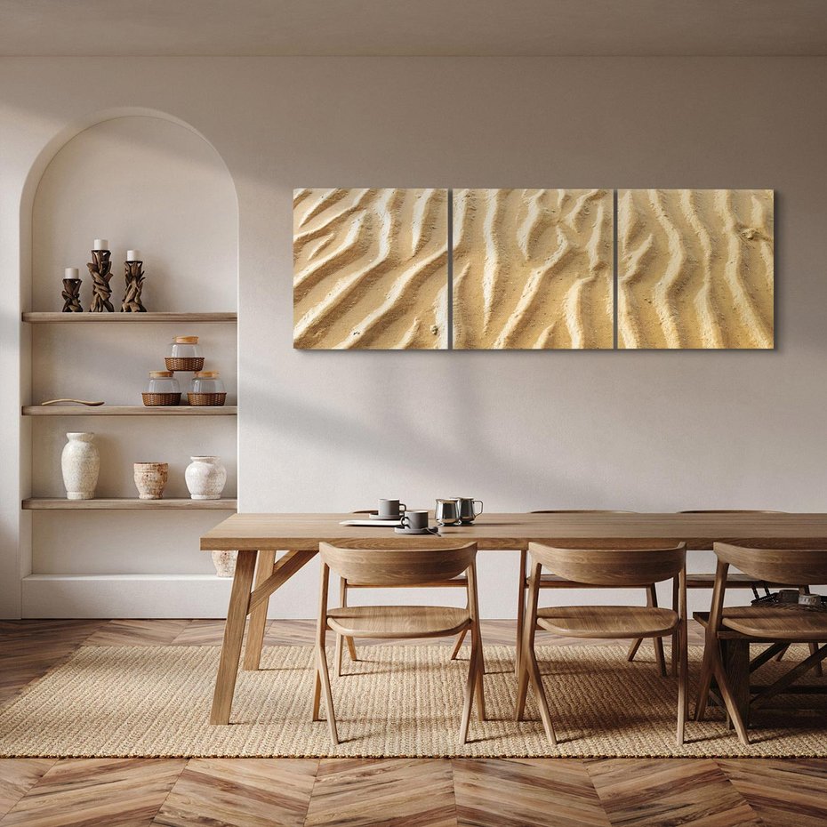 Obraz na płótnie 120x40 - Piasek i Nieskończoność - pustynia, piasek