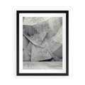 Plakat w ramie 40x50 - Architektura w trójwymiarowym wymiarze - architektura, 3D - rama czarna