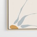 Obraz w ramie 50x70 - Pastelowe Marzenia Kwiatów - kwiaty, nowoczesne i minimalistyczne - rama drewno