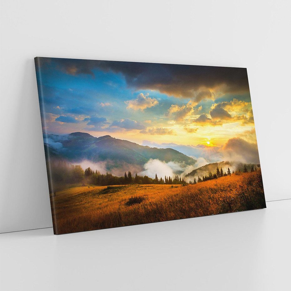 Obraz na płótnie 100x70 - Urok Górskiej Przyrody: Ukraina - góry, ukraina