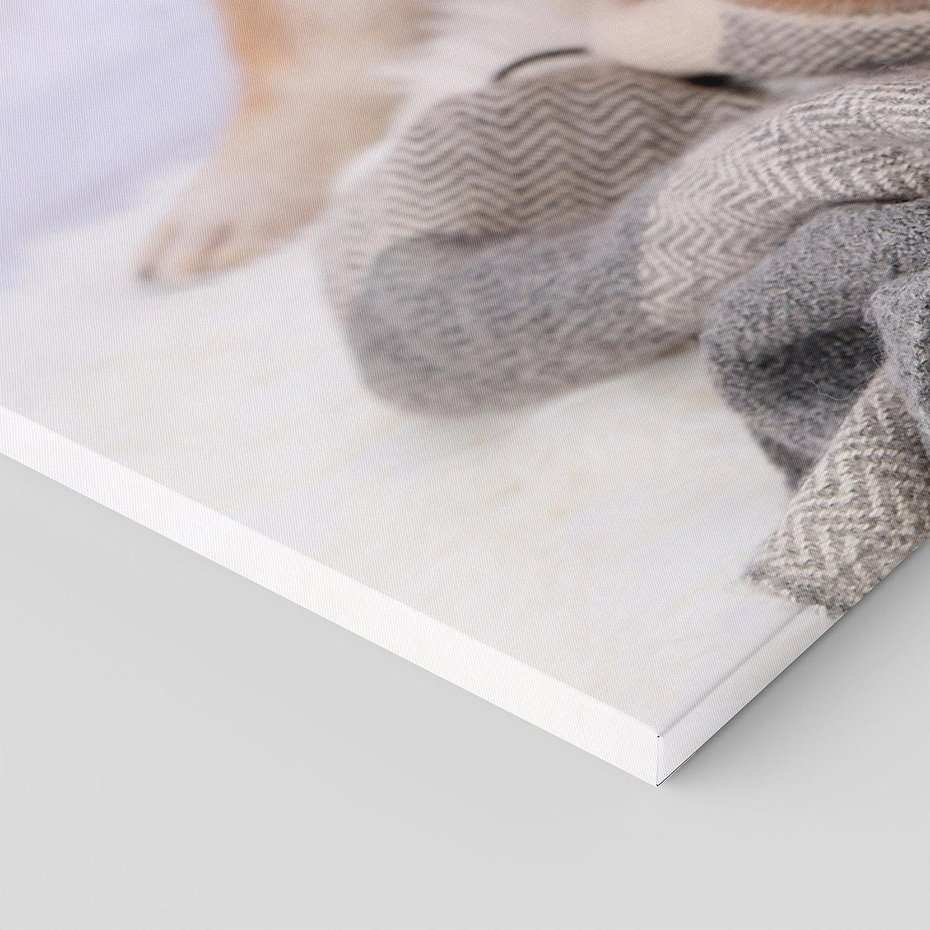 Obraz na płótnie 140x70 - Radość w zabawie: Piesek jako najlepszy przyjaciel - pies, piesek