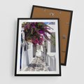 Plakat w ramie 50x70 - Mroczna Tajemnica - uliczka, perspektywa - rama czarna