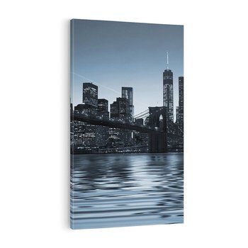 Obraz na płótnie 50x70 - Nocne pejzaże miasta - miasto, nocą