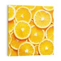 Obraz na płótnie 70x70 - Wyrazista moc pomarańczy - pomarańcze, owoce