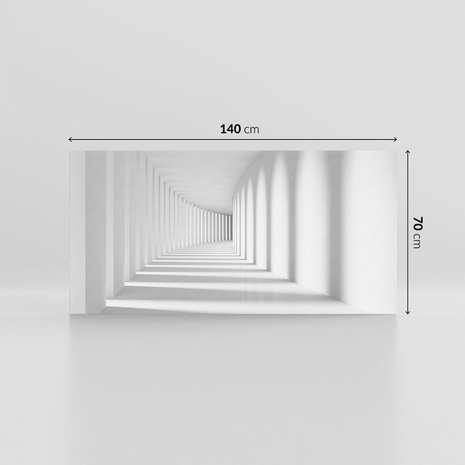 Obraz na płótnie 140x70 - Abstrakcyjny tunel: Podróż w inną przestrzeń - 3D, abstrakcja