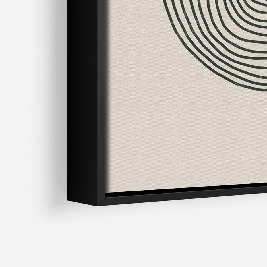 Obraz w ramie 70x100 - Odbicia Wyobraźni - nowoczesna sztuka, minimalizm - rama czarna