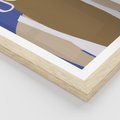 Plakat w ramie 50x70 - Kobieca Inspiracja - plakat retro, kobieta z kokardą - rama drewno