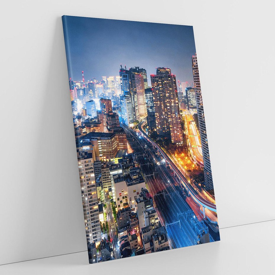 Obraz na płótnie 80x120 - Błyskawica w Azji - Tokio, Japonia