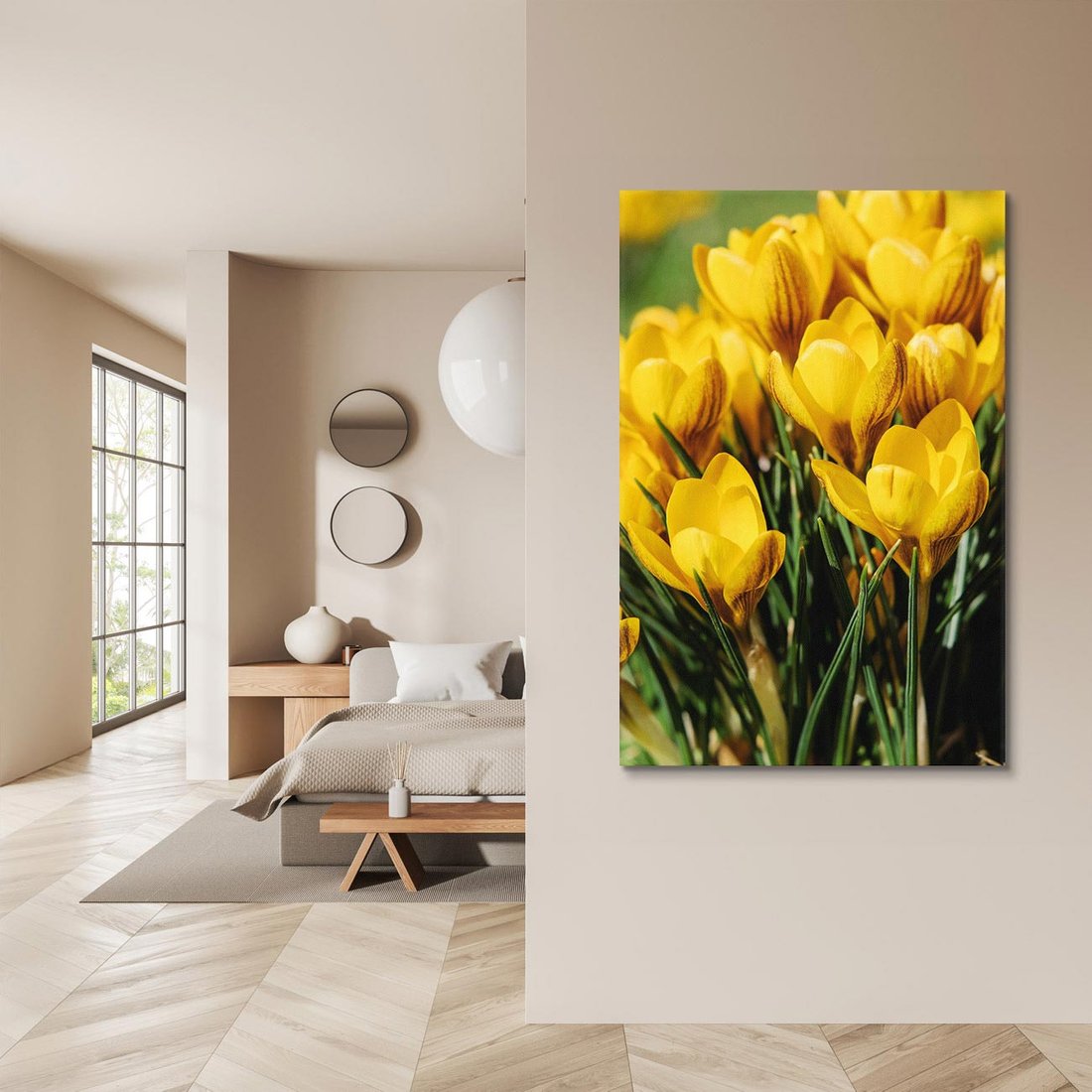 Obraz na płótnie 50x70 - Kwiatowe uniesienia natury - kwiat, kwiaty