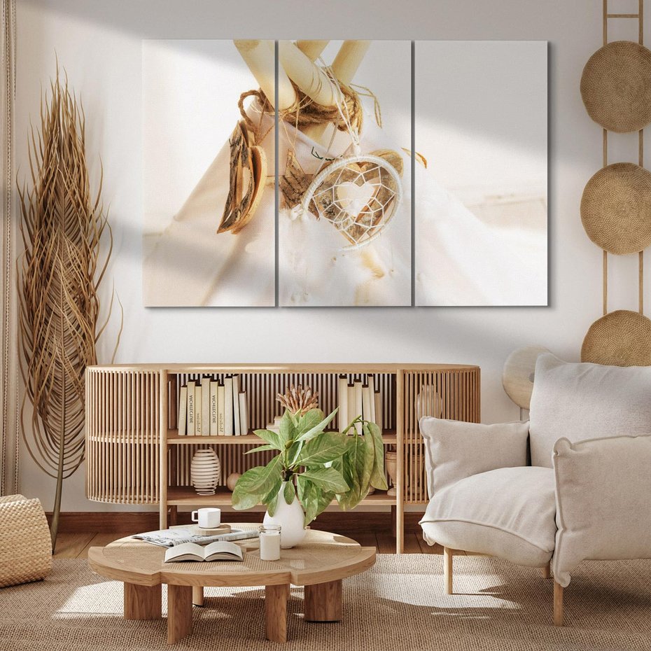 Obraz na płótnie 120x80 - Oaza Swobodnego Stylu - boho, tipi