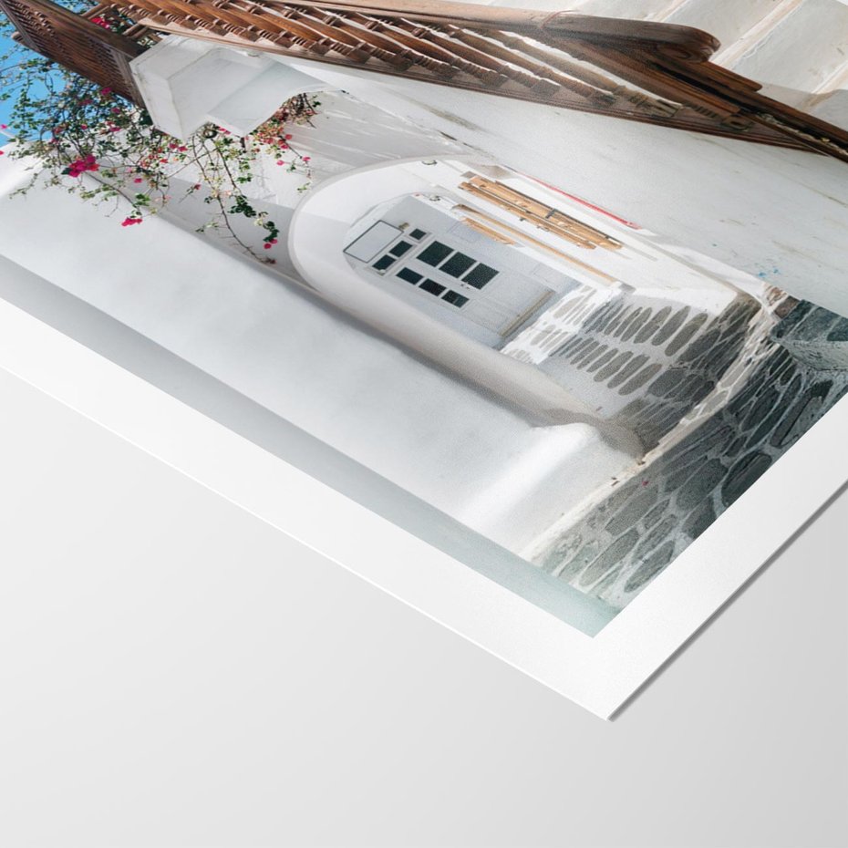 Plakat bez ramy 50x70 - Schody Uliczką W dół - schody, uliczka