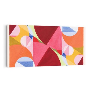 Obraz na płótnie 140x70 - Area Broken by Perpendiculars 1934, Jospeh Schillinger - Reprodukcja - reprodukcja, obraz na płótnie