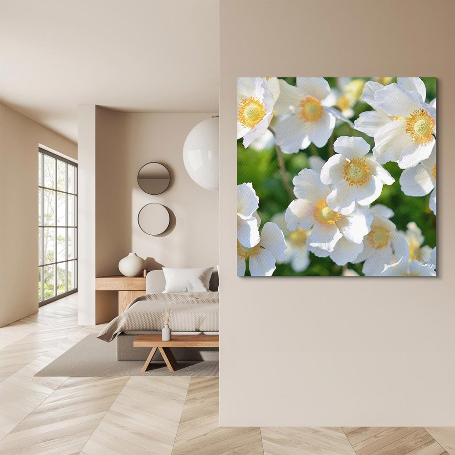 Obraz na płótnie 80x80 - Kwiatowy Raj - kwiat, kwiaty