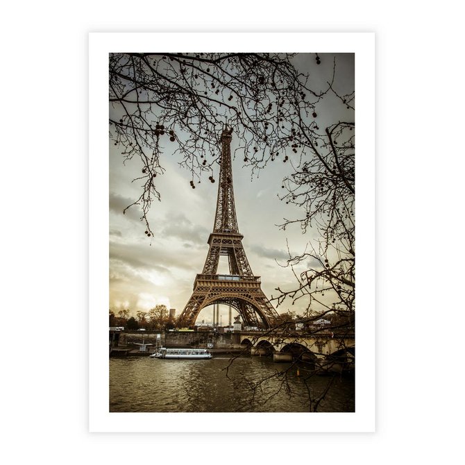 Plakat bez ramy 21x30 - Uroczystość w Paryżu - Paryż, wieża