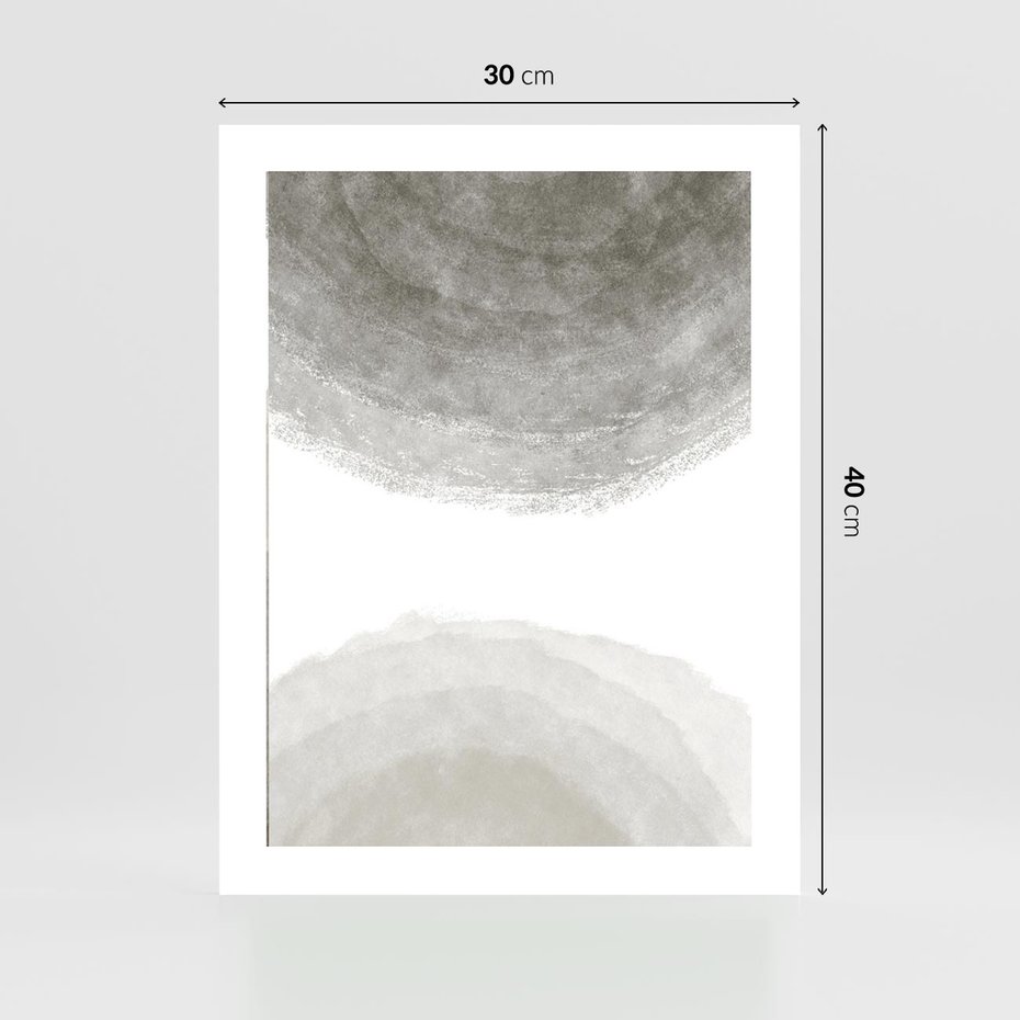 Plakat bez ramy 30x40 - Impresje Energii - rozmyte cienie, abstrakcja