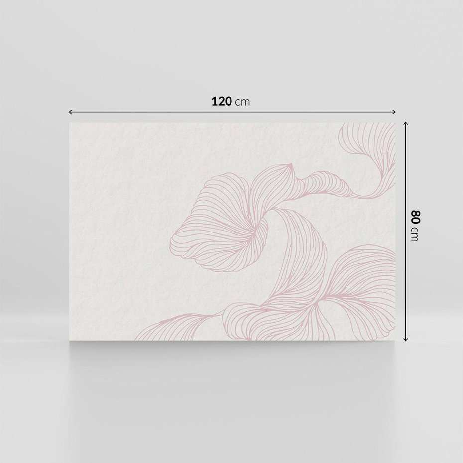 Obraz na płótnie 120x80 - Szept marzeń i tajemnic - abstrakcyjne, roślinne ornamenty