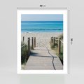 Plakat bez ramy 40x50 - Żywa Natura - plaża, morze