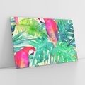 Obraz na płótnie 70x50 - Egzotyczna Przygoda - tropikalne, liście