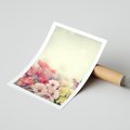 Plakat bez ramy 50x70 - Delikatne kwiaty pastelowe - kwiaty, pastelowe