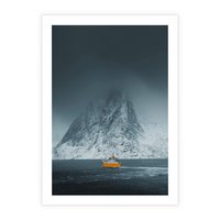 Plakat bez ramy 30x40 - Skandynawski pejzaż - skadynawski, pejzaż