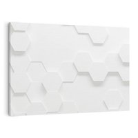 Obraz na płótnie 70x50 - Przestrzenne Zabawy - geometryczne, 3D