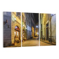 Obraz na płótnie 120x80 - Toskańska uliczka: włoski urok - Włochy, Toskania