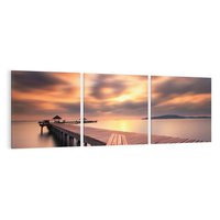 Obraz na płótnie 90x30 - Marina nad Oceanem - Tajlandia, marina