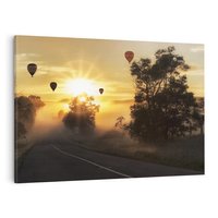 Obraz na płótnie 70x50 - Krajobraz drogowy - krajobraz, droga