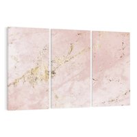 Obraz na płótnie 120x80 - Piękno w Szczegółach - marmur, złoto