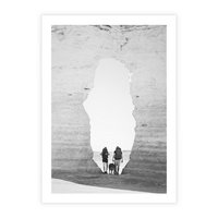 Plakat bez ramy 21x30 - Podróżna Eksploracja - Echa Przygody