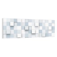 Obraz na płótnie 90x30 - Trójwymiarowe formy geometryczne - geometria, 3D