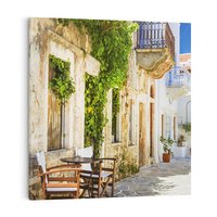 Obraz na płótnie 40x40 - Zaklęta Przestrzeń - uliczka, perspektywa