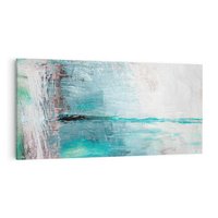 Obraz na płótnie 140x70 - Odbicie utraconych barw - abstrakcja, niepokój