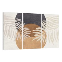 Obraz na płótnie 120x80 - Kompozycje ukrytych myśli - symetria, dwa koła po środku