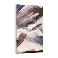 Obraz na płótnie 50x70 - Eksploracja Dramaturgii - abstrakcyjny chaos, chatyczne maźnięcia pędzla