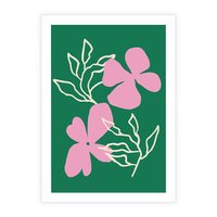 Plakat bez ramy 50x70 - Wewnętrzne Fale - abstrakcyjny plakat, boho styl