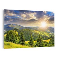 Obraz na płótnie 120x80 - Pejzaż w perspektywie - pejzaż, perspektywa