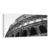 Obraz na płótnie 100x50 - Koloseum w Czarnej Bieli - antyczna architektura, koloseum