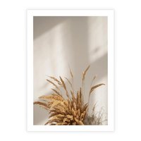 Plakat bez ramy 50x70 - mpresyjne układy traw - boho, trawy