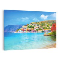 Obraz na płótnie 70x50 - Urok greckich wysp nad morzem - Grecja, morze