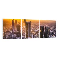 Obraz na płótnie 90x30 - Magiczny Frankfurt - miasto kontrastów - Frankfurt, Niemcy